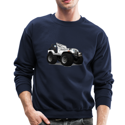 Jeep CJ Renegade Crewneck Sweatshirt - navy