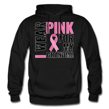I Wear Pink for my Grandman Gildan Heavy Blend Adult Hoodie - black