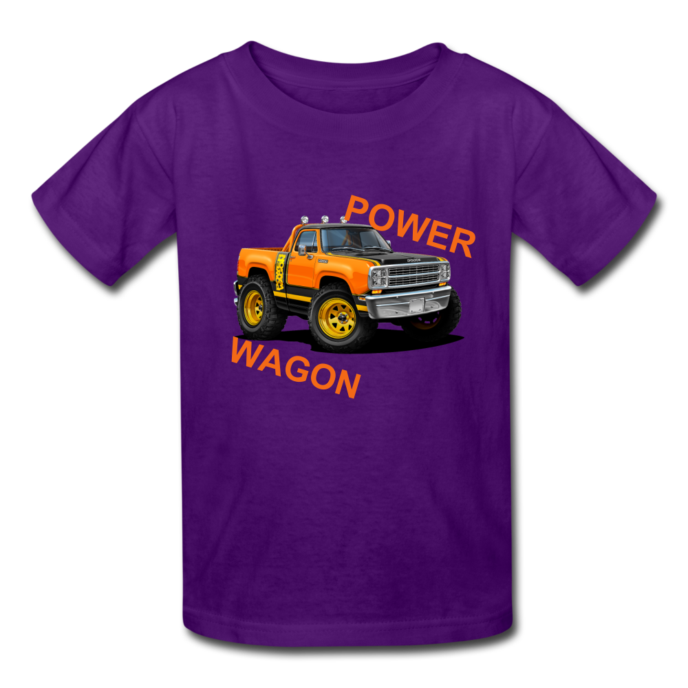 Dodge Power Wagon Youth T-Shirt - purple