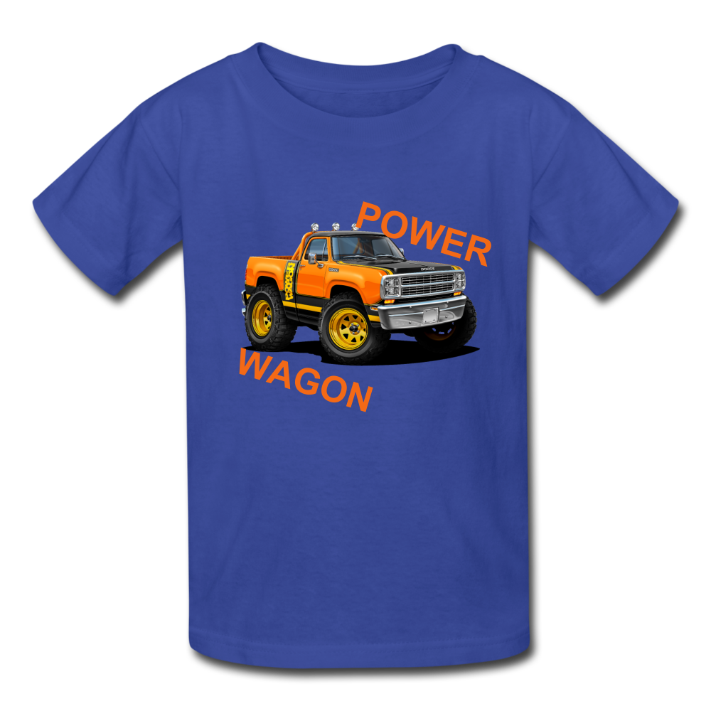 Dodge Power Wagon Youth T-Shirt - royal blue