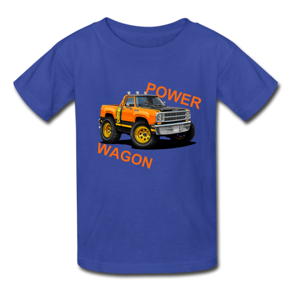 Dodge Power Wagon Youth T-Shirt - royal blue