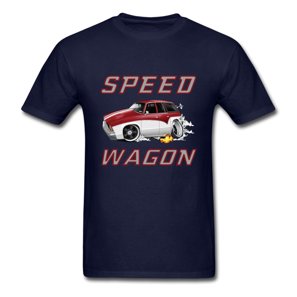 1978 Chevy Malibu Speed Wagon Unisex Classic T-Shirt - navy