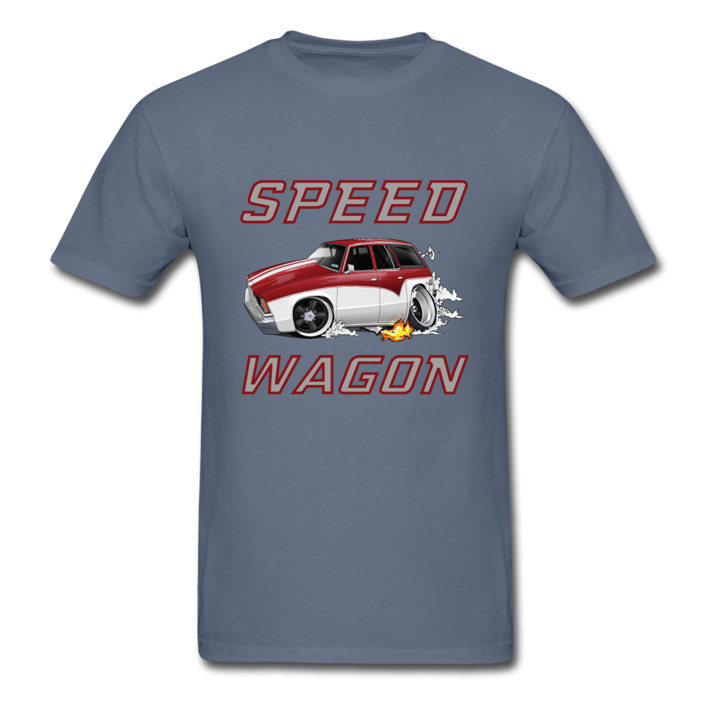 1978 Chevy Malibu Speed Wagon Unisex Classic T-Shirt - denim