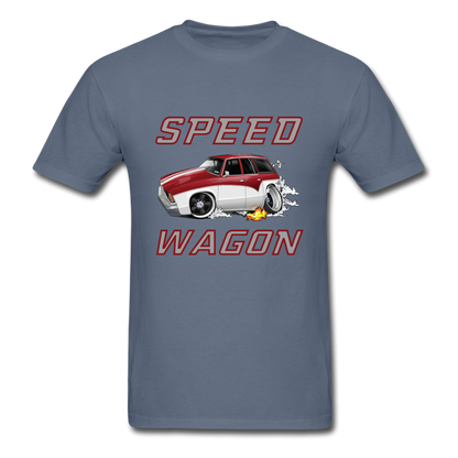 1978 Chevy Malibu Speed Wagon Unisex Classic T-Shirt - denim