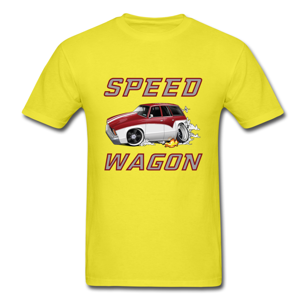 1978 Chevy Malibu Speed Wagon Unisex Classic T-Shirt - yellow