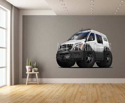 2018 Mercedes Sprinter 4x4 Car Art Wall Decal