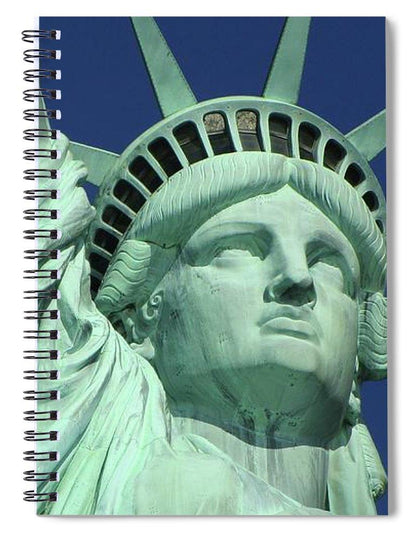 Statue Of Liberty Close - Spiral Notebook