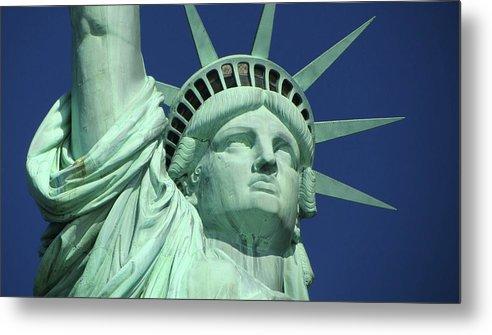 Statue Of Liberty Close - Metal Print