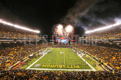 Heinz Field Football Stadium Steelers Wallpaper Night Mural proof