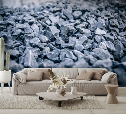 Closeup Gravel Texture Mural Wallpaper