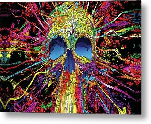 Sugar Skull - Metal Print