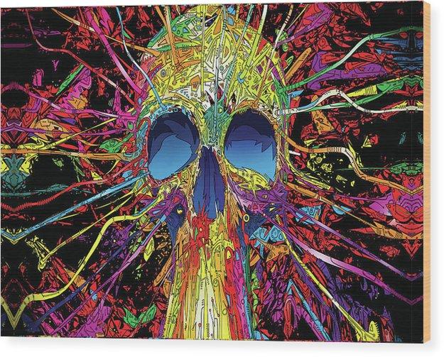 Sugar Skull - Wood Print