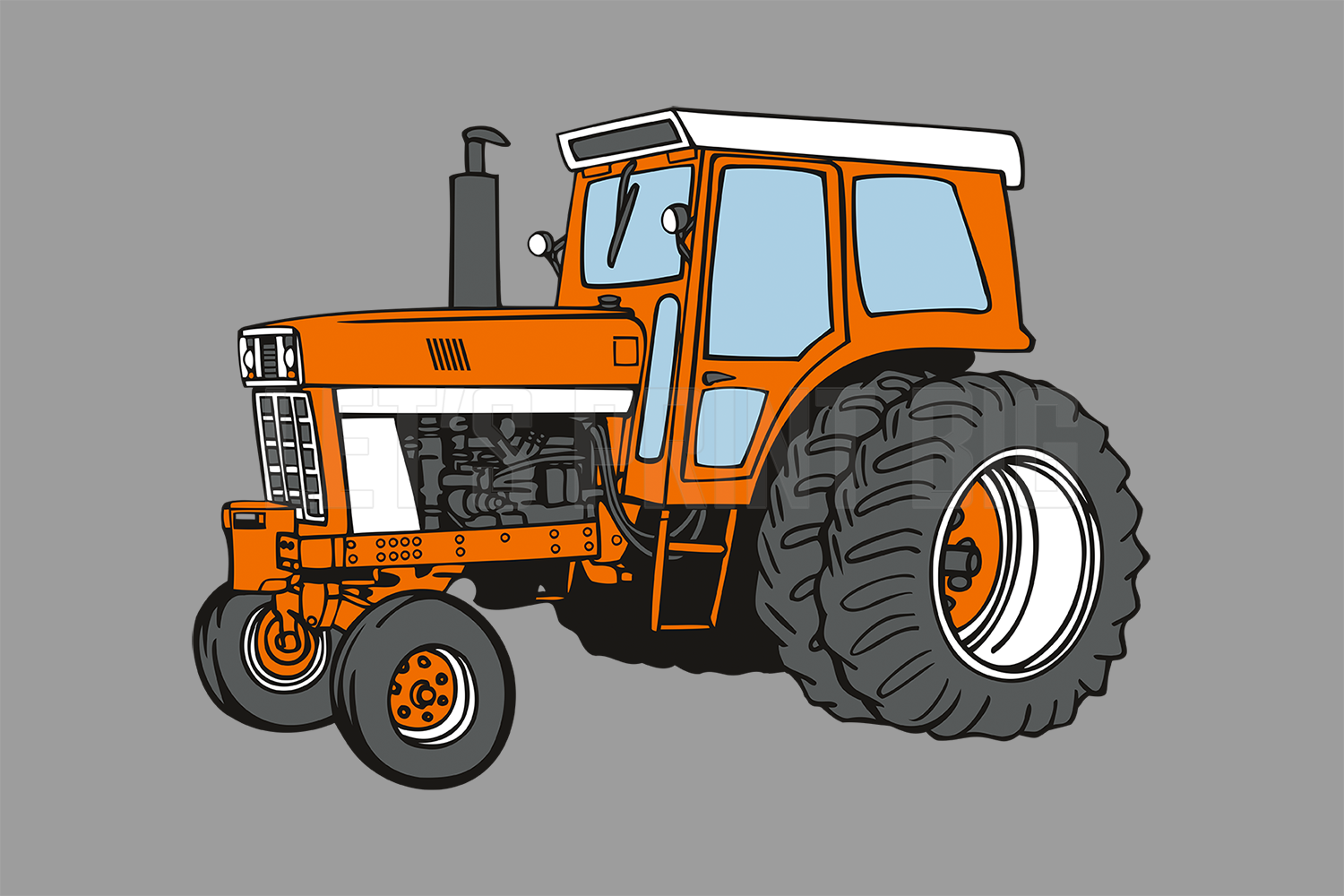 Car Art International IH Tractor Wall Art Decal Sticker