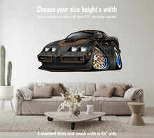 Car Art Classic muscle car wall decals 1979 Pontiac Trans Am Bandit Warp Black REMOVABLE REPOSITIONABLE
