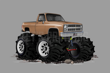 1986 4x4 Pickup Truck Car Art Wall Decal