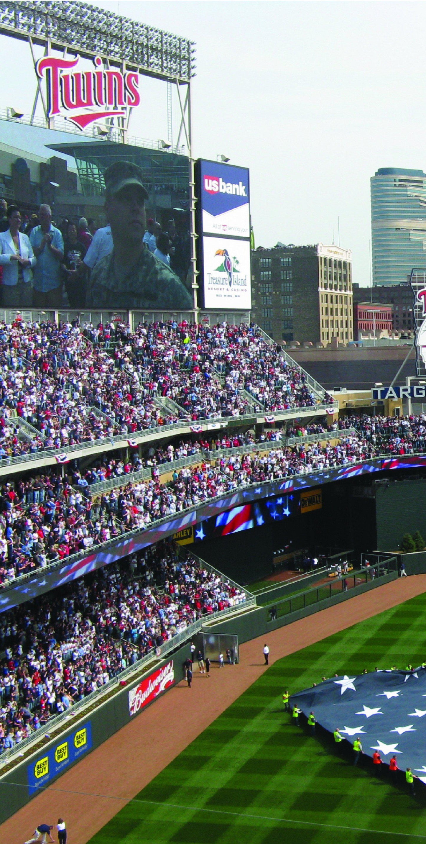 Twins Baseball Field Cornhole Board Decal Set-2 Decals Bean Bag Toss - Let's Print Big