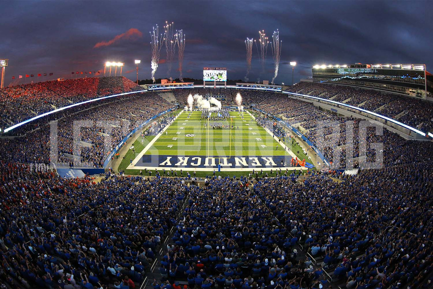 University of Kentucky Football Stadium Wall Mural