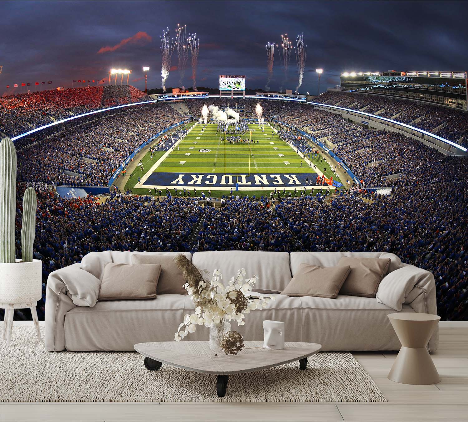 University of Kentucky Football Stadium Wall Mural