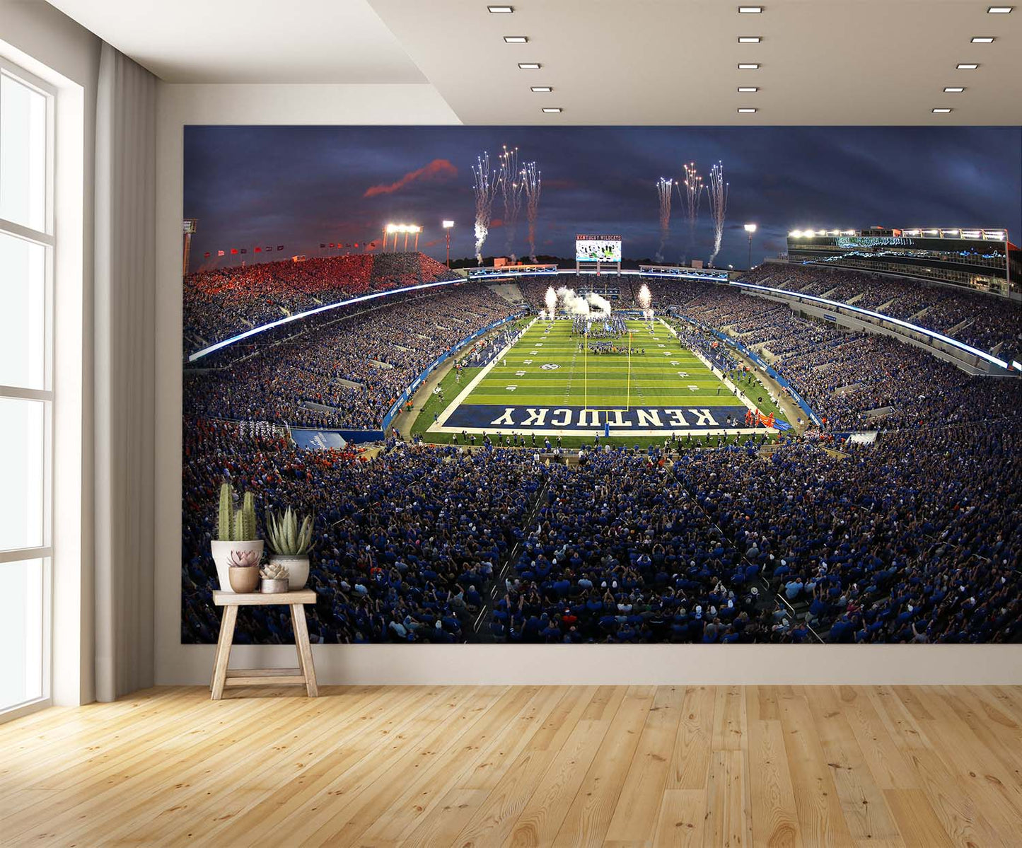 University of Kentucky Football Stadium Wall Mural