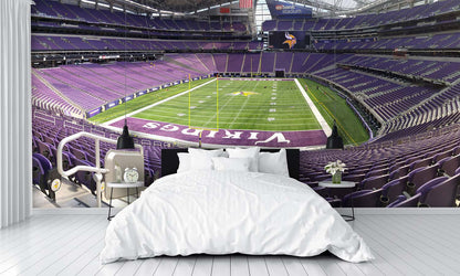 Empty US Bank Stadium Football Wall Mural