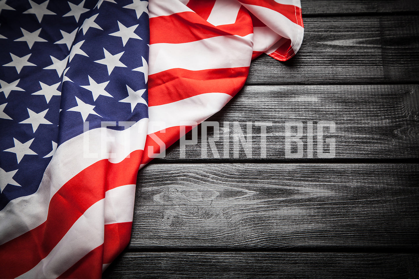 American Flag Wallpaper Vintage Weathered Barn Siding Mural