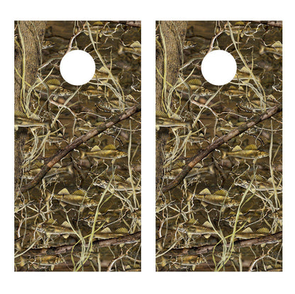 Walleye Camo Design Corn Hole Decal Wrap