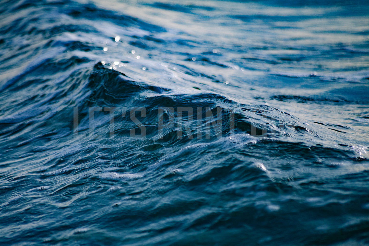 Closeup Water Texture Mural Wallpaper