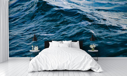 Closeup Water Texture Mural Wallpaper