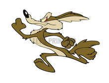 Wile E. Coyote color decal sticker Mirrored Image Available