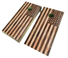 American Flag CornHole Wood Design Board Wrap Decal set